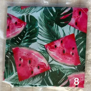 Photo of Pet Dog Cat Bandanas Small Tropical Theme Fruit Watermelon Leaves NEW