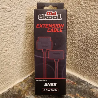 Photo of Super NES Extension Cable, 6-Ft (NEW) - Old Skool - SNES - Nintendo