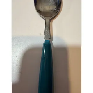 Photo of FIESTA spoon single Hostess  Flatware Utensil Fiestaware BLUE Silverware