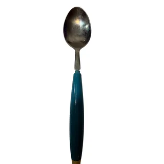 Photo of FIESTA spoon single Hostess  Flatware Utensil Fiestaware BLUE Silverware