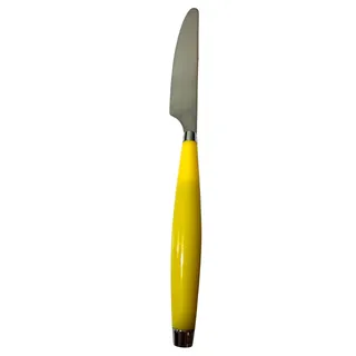 Photo of FIESTA dinner knife single Hostess Flatware Utensil Fiestaware yellow Silverware