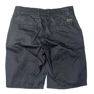 Photo of Quiksilver black straight fit chino shorts size 28