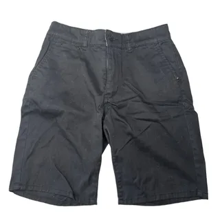 Photo of Quiksilver black straight fit chino shorts size 28