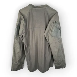 Photo of CQR Men size Large Gray Tactical Combat Shirt 1/4 Zip Utility Military Outdoor