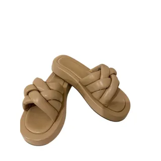 Photo of Seychelles Sirens Leather Braided Top Vacchetta Platform 9.5