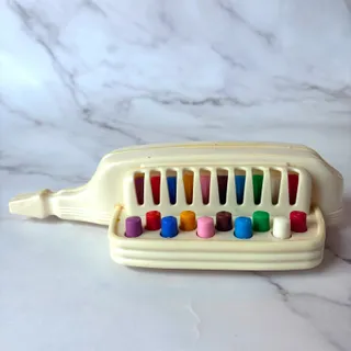 Photo of Vintage 1950s Proll Toys Keymonica 10 Key Toy Harmonica Musical Instrument USA