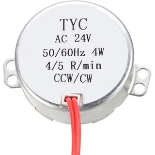 Photo of uxcell Synchronous Gear Motor AC 24V 4-5RPM