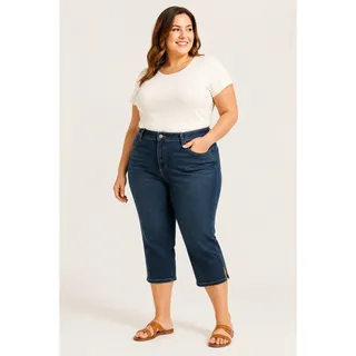 Photo of St. John’s Bay Capri Jeans Women’s 18W Dark Wash Denim Side Slit