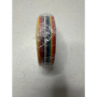 Photo of uxcell IDC Rainbow Wire Flat Ribbon Cable - 3 Meter