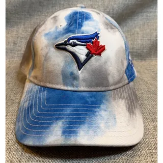 Photo of Toronto Blue Jays New Era 9TWENTY Hat Tie Dye Blue Gray Adjustable MLB Cap