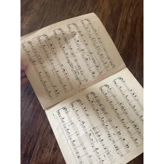 Photo of Vintage Christmas sheet music