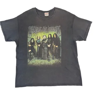 Photo of Vintage 2006 Cradle of Filth T Shirt XL Faded Distressed Y2K Metal Band Tee