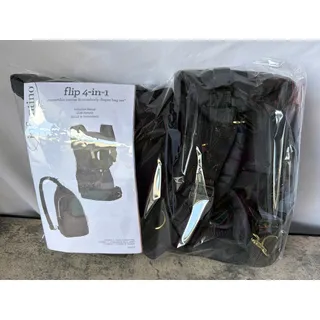 Photo of The Infantino Flip 4-in-1 Convertible Baby Carrier & Crossbody Diaper Bag- Black
