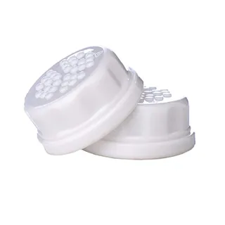 Photo of 8 Flat Caps for 4-Ounce and 9-Ounce BPA-Free Glass Baby Bottles, White (4- 2pks)