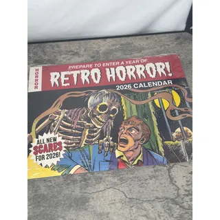 Photo of Retro Horror Calendar 2026 Classic Monsters- 12 Month