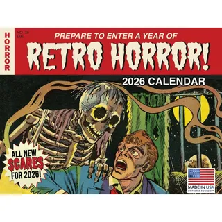 Photo of Retro Horror Calendar 2026 Classic Monsters- 12 Month
