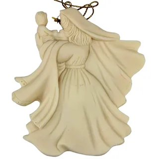 Photo of 1997 Avon Gift Collection Season's Joy Ornament Mother & Child • Resin 4" Boxed