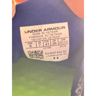 Photo of Under Armour Yard MT 3.0 Baseball Cleats Blue Metal Sz 8 3027450-101