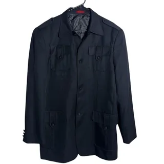 Photo of Vintage British Safari Hunting Work Jacket Vitaliano Super 150’s Cloth 36L 21W