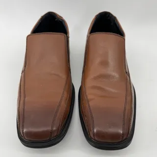 Photo of Kenneth Cole New York Len Slipon Brown Leather Loafers Men’s 11 M
