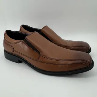 Photo of Kenneth Cole New York Len Slipon Brown Leather Loafers Men’s 11 M
