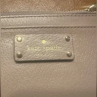 Photo of Kate Spade Adi Grove Street Almondine Leather Zip-top Cardholder Wallet