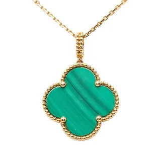 Photo of Van Cleef & Arpels Magic Alhambra 1 Motif Long Necklace 18K Yellow Gold
