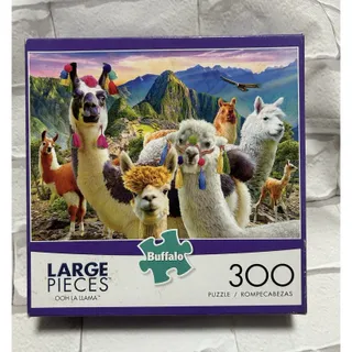 Photo of Buffalo Games Ooh La Llama 300pc Large Piece Interlocking Cardboard Puzzle