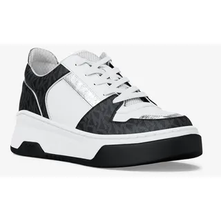 Photo of Michael Kors Lexi Women’s Sneaker White black Mixed-Media Size 8.5 New In Box