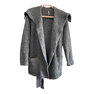 Photo of Free People Gray Sweater Cardi Jacket Womens Sz XS