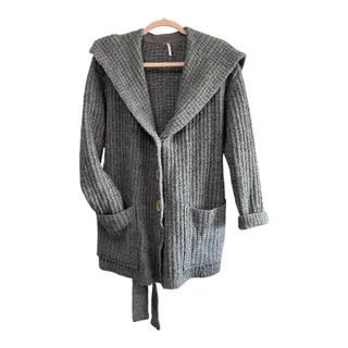 Photo of Free People Gray Sweater Cardi Jacket Womens Sz XS