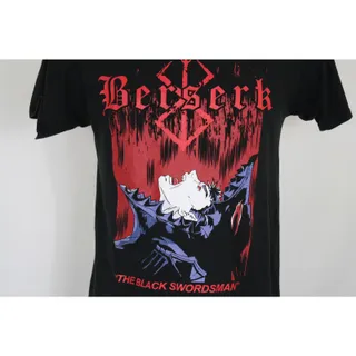 Photo of Berserk The Black Swordsman Guts T Shirt Mens M Black Anime Manga Tee
