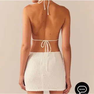 Photo of Peppermayo Not for the Faint of Heart White Lace Mini Dress Size 2