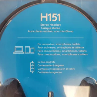 Photo of Logitech H151 Stereo Headset 3.5mm Mic In-Line Controls