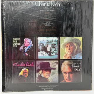 Photo of Epic Records Charlie Rich Take Me LP Vinyl Record 1976 1977