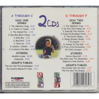 Photo of The Alphabet Series (2 x CD) ABCDEF * Songs * Stories * Fables - Vol 1