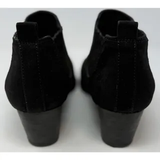 Photo of Lauren Blackwell Women's Devyn Black Suede Ankle Booties Size 8 1/2