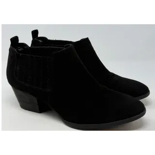 Photo of Lauren Blackwell Women's Devyn Black Suede Ankle Booties Size 8 1/2