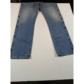 Photo of Wrangler Men's Pants 38 X 34 Blue Jeans Fair Condition Cotton