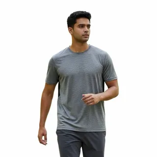 Photo of Russell Men’s Gray T-Shirt With A Little Black Under The Arm Size Large New