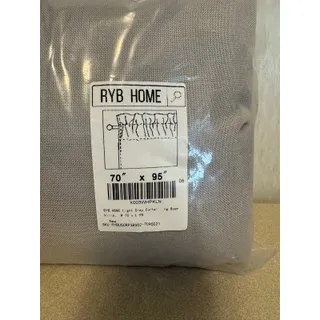 Photo of RYB HOME Light Grey Sheer Curtains 70 x 95 Set of 2