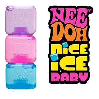 Photo of 🔥NeeDoh Nice Ice Baby Sensory & Stress Super Solid Squeeze Toy 1.25" PINK NWT🔥