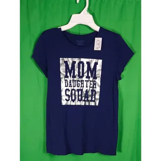 Photo of Children’s Place Girl’s Tee 16 XXL Navy Gold Graphic NWT Deadstock