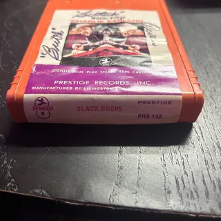 Photo of 1970's Charlie Earland Black Drops 8-track Tape Prestige Jazz PR8-142