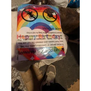 Photo of 10 Pc Cooper Life Rainbow Party Favor Bags 12pc Non-Woven Tote Birthday