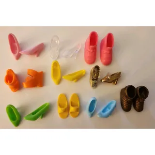 Photo of Vintage Barbie, Midge, Shoes, Pumps, Boots, Sandals