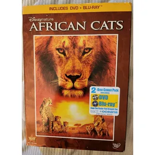 Photo of African Cats (Blu-ray/DVD, 2011, 2-Disc Set, DVD/Blu-ray)