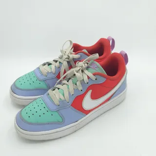 Photo of Nike Court Borough Low Recraft GS Kids Size 4.5Y Cobalt Bliss multicolor 