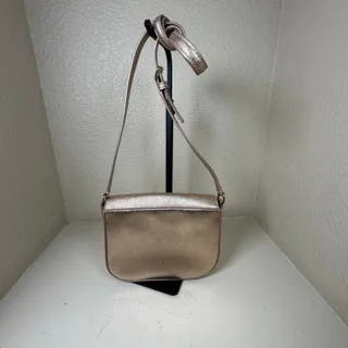 Photo of Kate Spade Laurel Way Carsen crossbody bag metallic gold with COA
