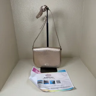 Photo of Kate Spade Laurel Way Carsen crossbody bag metallic gold with COA